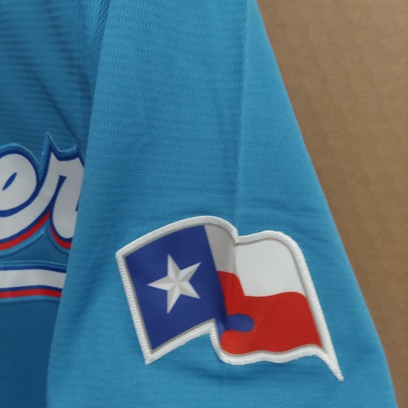 Corey Seager Texas Rangers Baby Blue Stitched Jersey - Picture 6 of 14